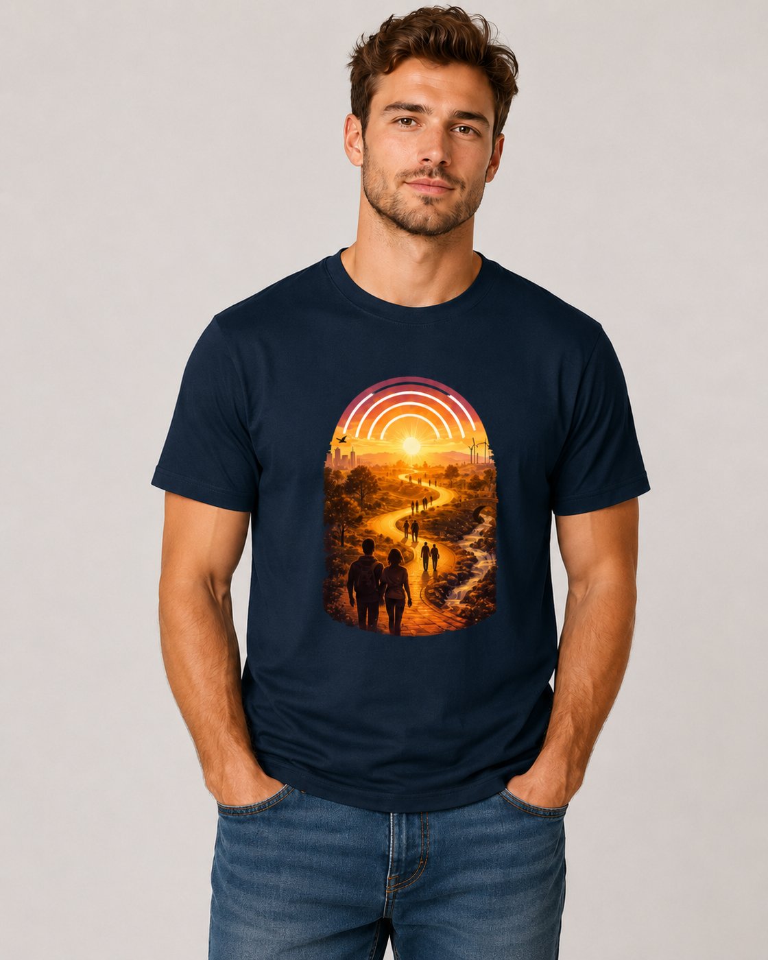 Front, modelled
